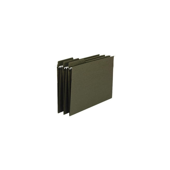 Smead FasTab Hanging Folders Legal Size 1/3-Cut Tabs Standard Green 20/Box 64137