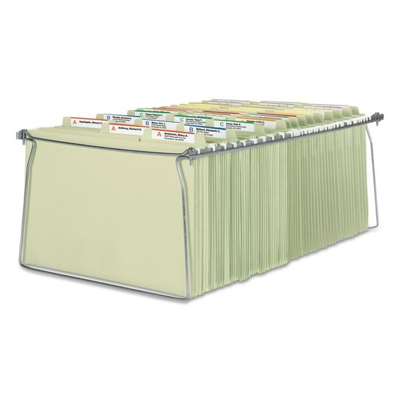 Smead Steel Hanging File Folder Frames, Legal Size, Steel, 2 per Pack (64873)