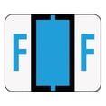 thumbnail image 1 of Smead A-Z Color-Coded Bar-Style End Tab Labels, Letter F, Blue, 500/Roll -SMD67076, 1 of 3