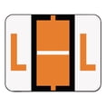 thumbnail image 1 of Smead 67082 A-Z Color-Coded Bar-Style End Tab Labels, Letter L, Dark Orange, 500/Roll, 1 of 3