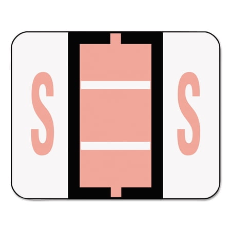 Smead, SMD67089, BCCR Bar-Style Color-Coded Labels, 500 / Roll, Pink