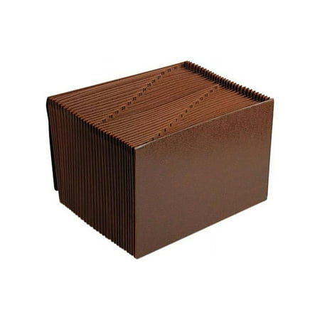 Smead 70369 1-31 Expanding Files, 31 Pockets, Legal, Leather-Like Redrope