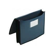 Smead 71503 Premium 5 1/4 Inch Expansion Wallets, Poly, Letter, Navy Blue