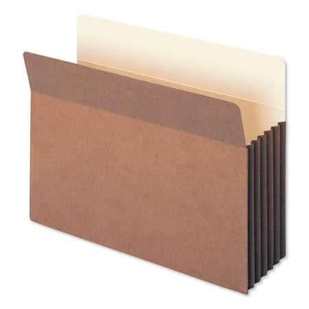 Smead 73274 5-1/4 in. Exp File Pocket, Straight Tab, Letter, Manila/redrope (10/Box)