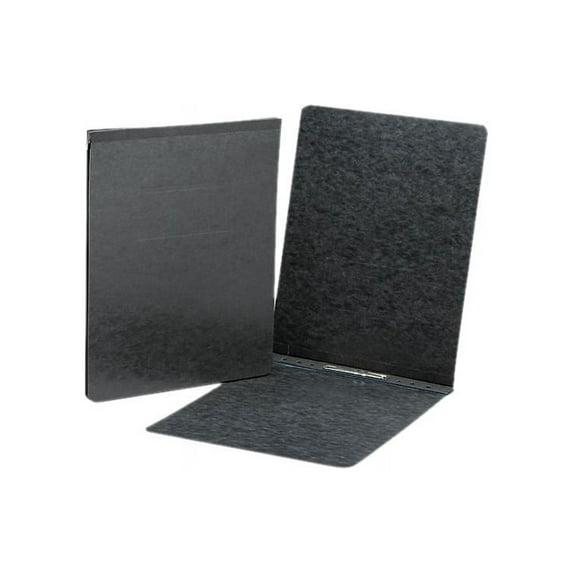 Smead 81125 End Opening Pressboard Report Cover, Prong Fastener, Letter, Black