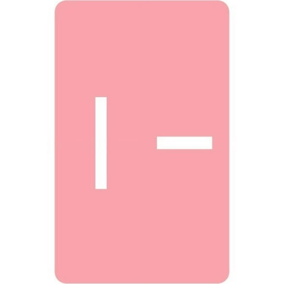 Smead® ACCS Alphaz® Permanent Color-Coded Label Refill Pack, I, Pink, Pack Of 100