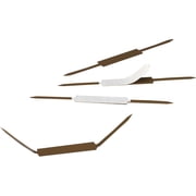 Smead Self-Adhesive Fastener, 2" Capacity, Brown, 100 per Box (68220)