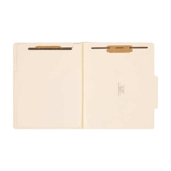 Smead Manila Classification Folders with 2/5 Right Tab, Letter, Four-Section, 10/Box -SMD13700