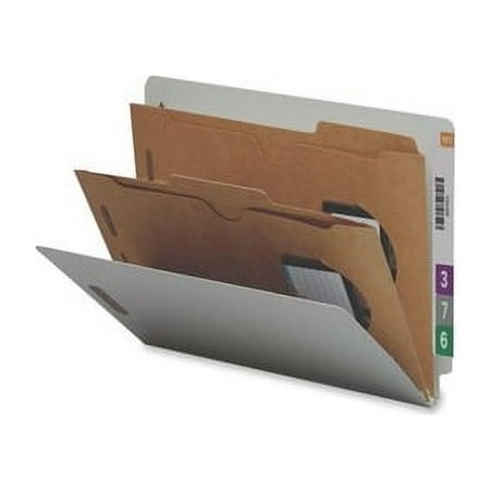 Smead Classification File Folders with SafeSHIELD Fasteners Letter - 8 1/2" x 11" Sheet Size - 2" Expansion - 2 x 2S Fastener(s) - 2" Fastener Capacity for Folder - 1/3 Tab Cut - End Tab Location - 2