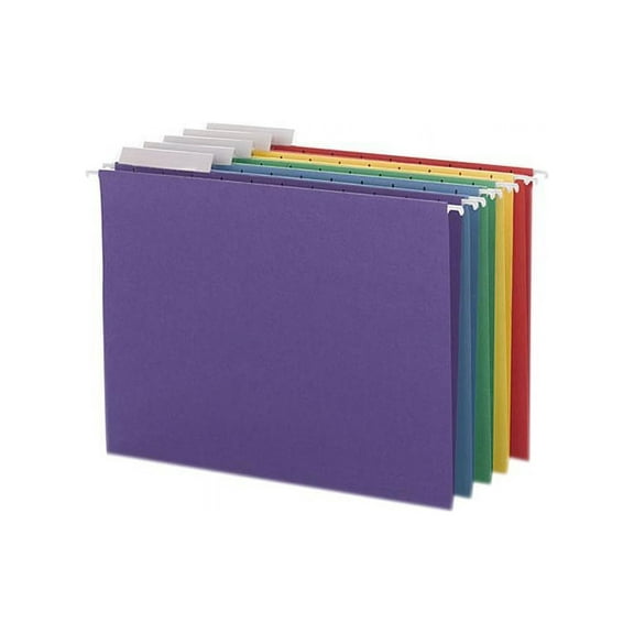 Smead Color Hanging Folders 1/3 Cut Tabs Letter Assorted Colors 25/Box 64020