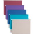 Smead Colored Hanging File Folder with Tab, 1/5Cut Adjustable Tab