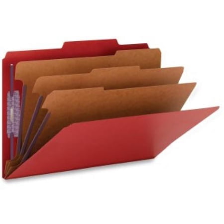 Smead Colored Pressboard Classification Folders with SafeSHIELD® Coated Fastener Technology (smd-19095)