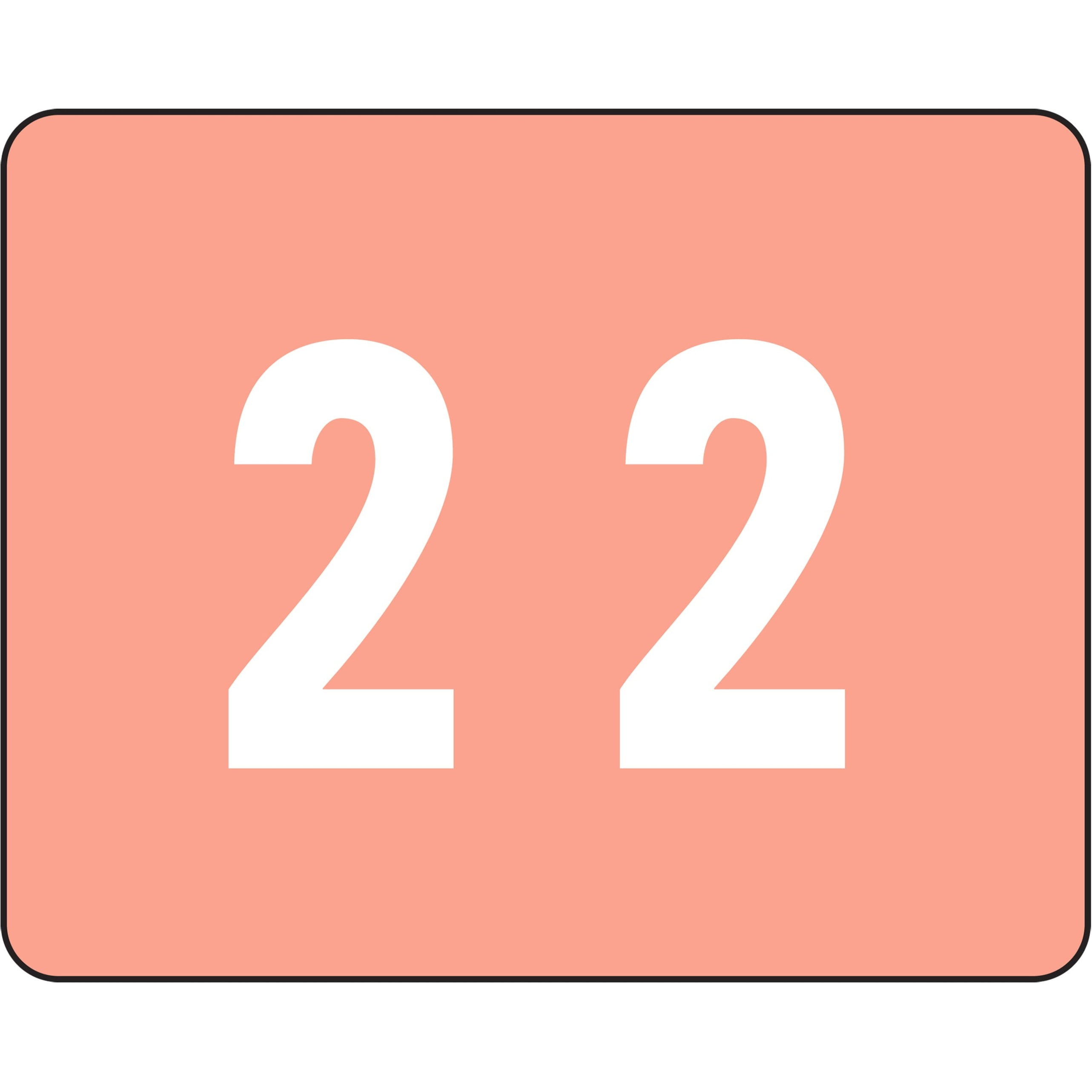 Smead DCC and DCCRN ColorCoded Numeric Labels
