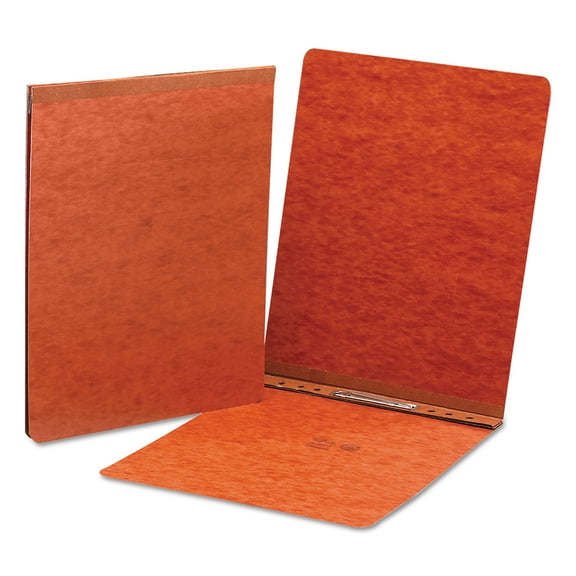 Smead End Opening PressGuard Report Cover Prong Fastener Letter Red 81724