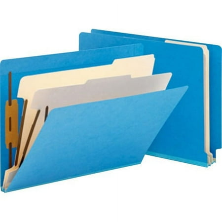 Smead End Tab Classification Folders Letter - 8 1/2" x 11" Sheet Size - 2" Expansion - 2 x 2B Fastener(s) - 2" Fastener Capacity for Folder - End Tab Location - Right of Center Tab Position - 2 Divide