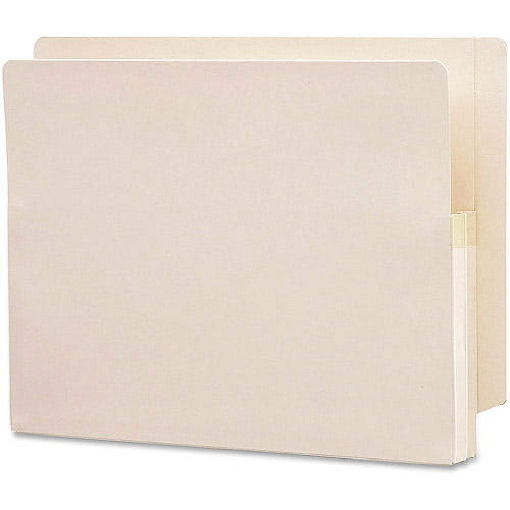 Smead Manila End Tab File Pockets - Reinforced Tab Filing Pockets For Shelf Organization, Letter Size