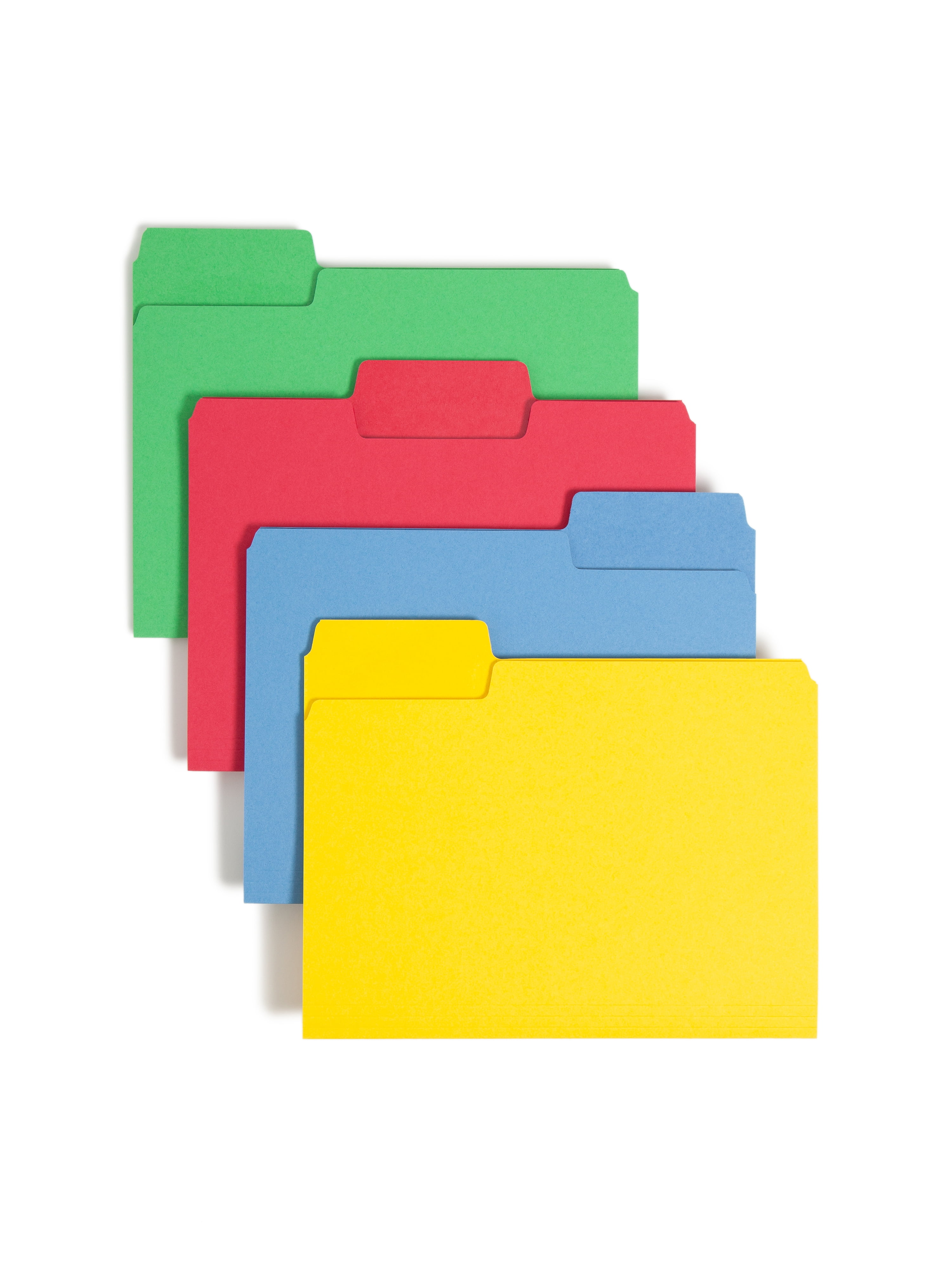 Smead Erasable SuperTab® File Folders Asst 24/PK Letter (10480