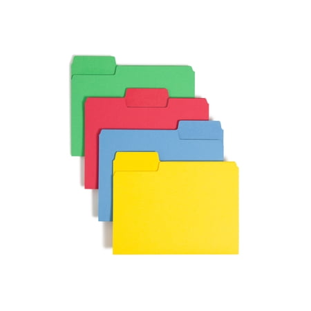 Smead Erasable SuperTab® File Folders Asst 24/PK Letter (10480)