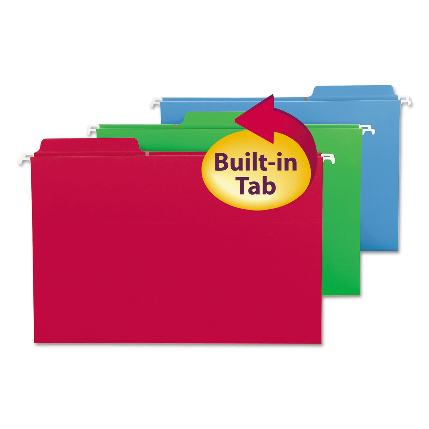 Smead FasTab Hanging File Folder 1/3 Cut Built in Tab Legal Size Smead FasTab Hanging File Folder 1/3 Cut Built in Tab Legal Size