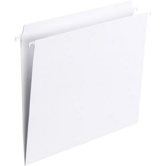 Smead FasTab Hanging File Folders, White, 20 / Box (Quantity)