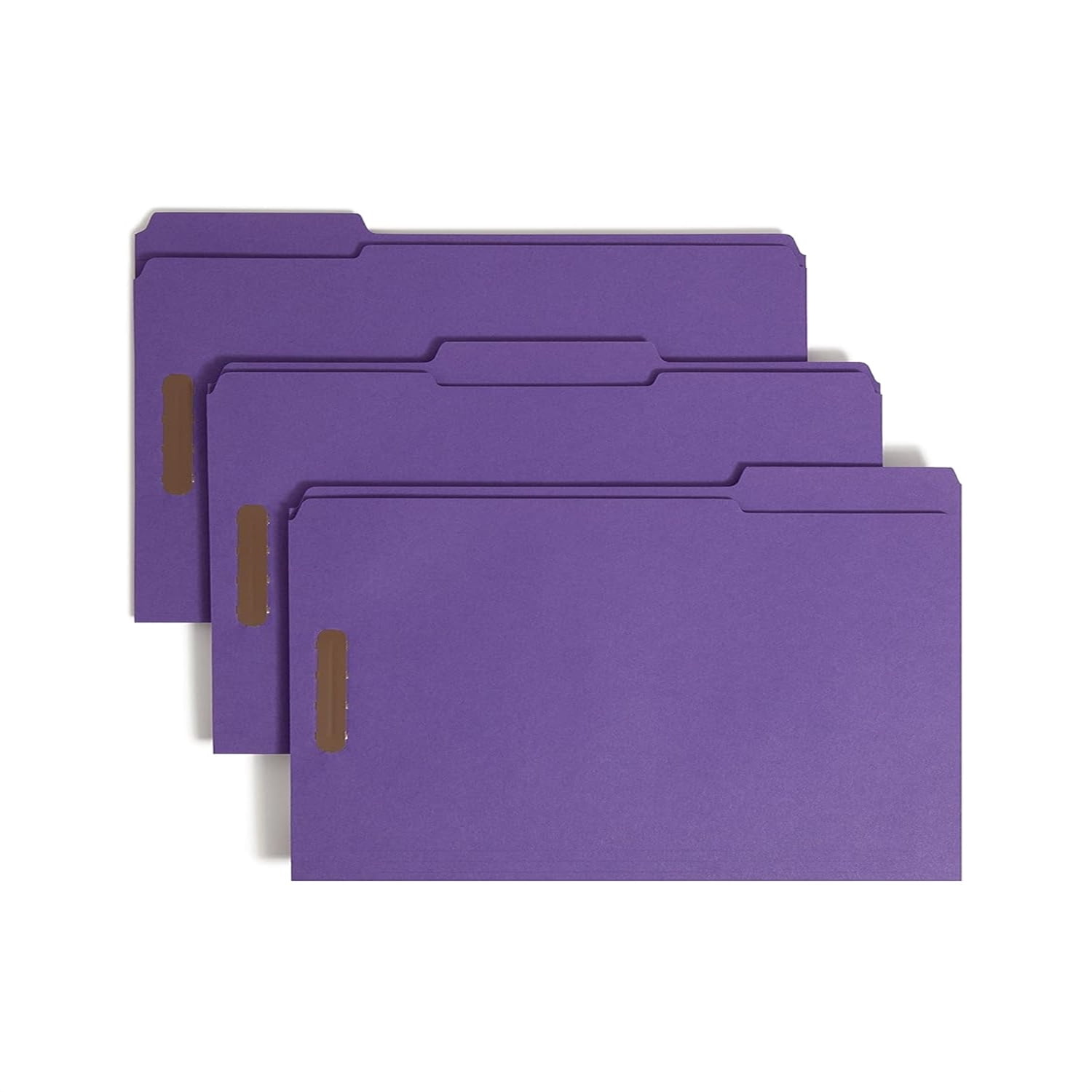Smead Fastener File Folders, 50 Count, Purple, Reinforced , 2 Fasteners ...