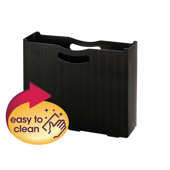 Smead File Box, 3" Expansion, Letter Size, Black (71631)