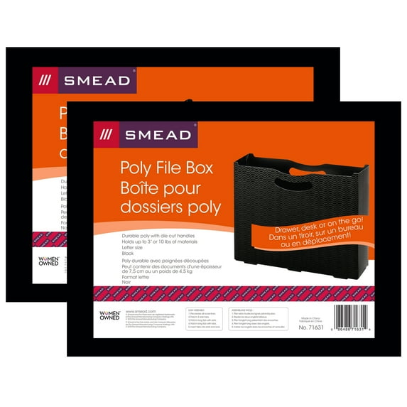Smead File Box, Pack of 2