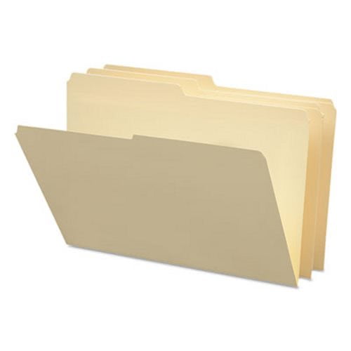 Smead File Folders, 1/2 Cut, One-Ply Top Tab, Legal, Manila, 100/Box