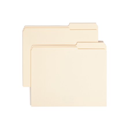 Smead File Folders, Reinforced 2/5-Cut Right Posit