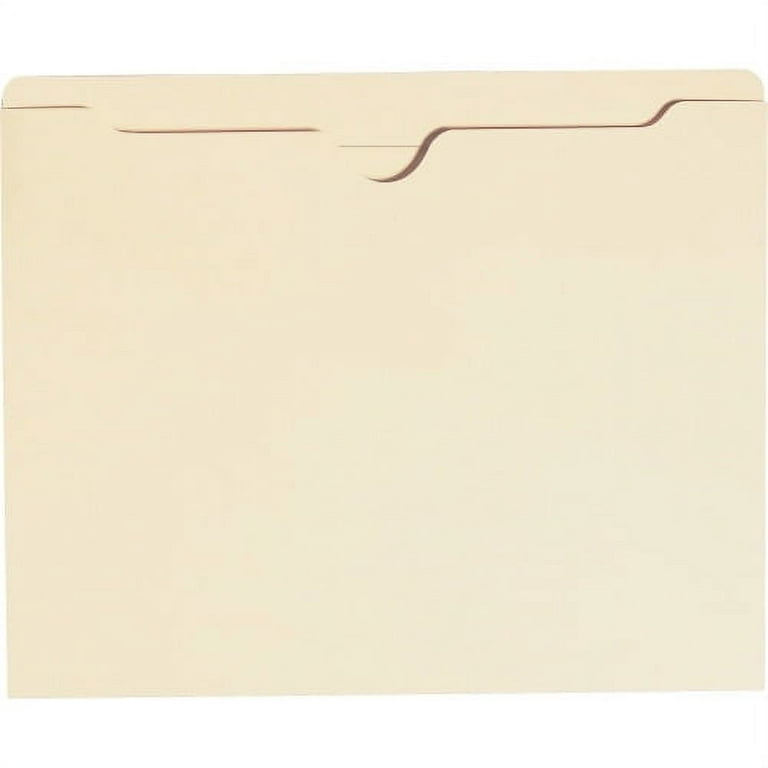 End Tab Jackets with Reinforced Tabs, Straight Tab, Letter Size, 11-pt Manila, 100/Box End Tab Jackets with Reinforced Tabs, Straight Tab, Letter Size, 11-pt Manila, 100/Box