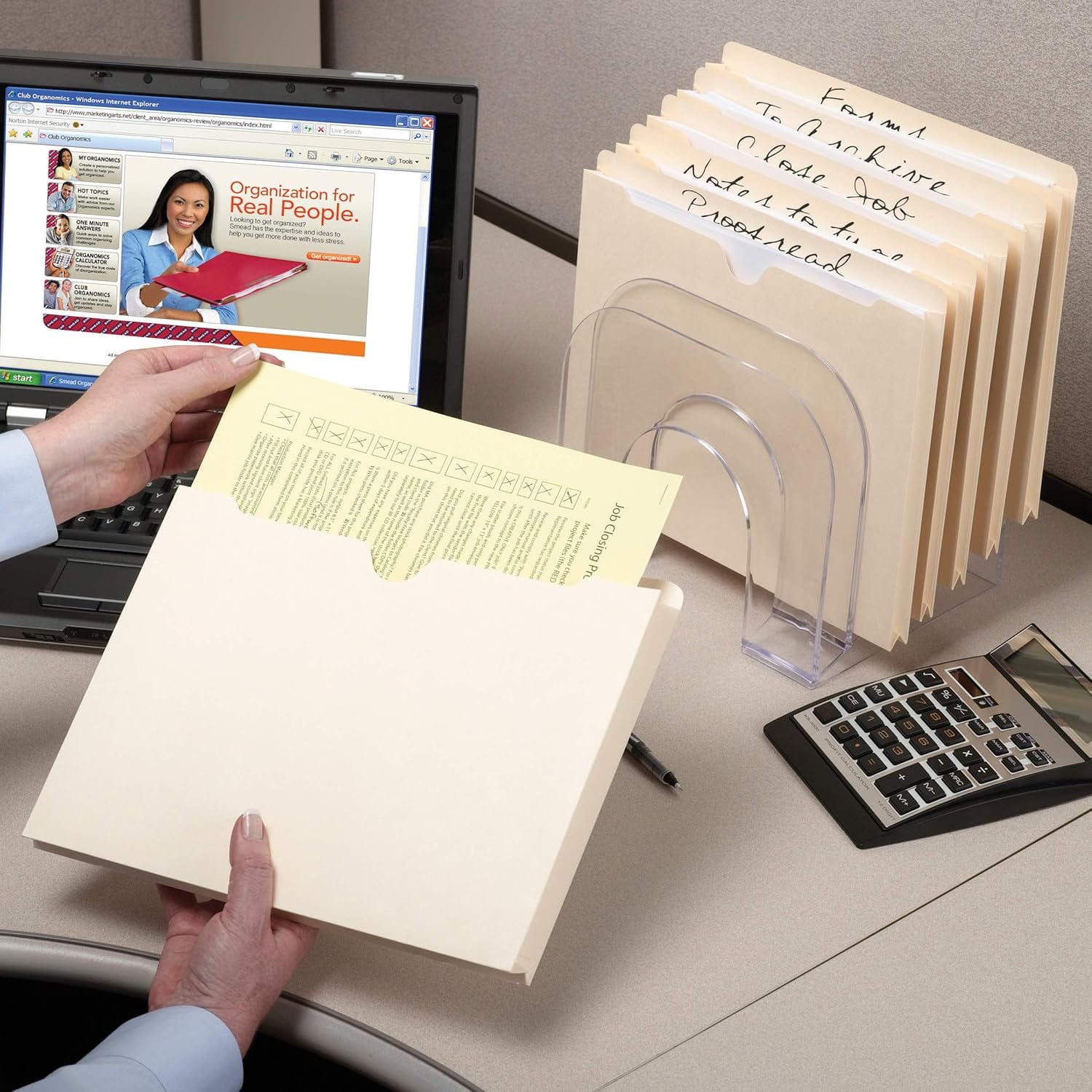 Smead File Jackets Letter Size for File Folders, Reinforced Straight ...