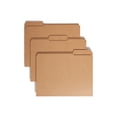 thumbnail image 1 of Smead Folder, Reinforced 1/3-Cut Tab, Letter Size, Kraft, 100 Per Box (10734), 1 of 5