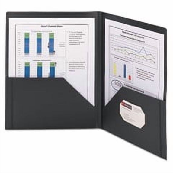 Smead Frame View Poly Two-Pocket Folder 87705 - 5 per pack