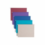 Smead Hanging File Folder with Tab, 1/5-Cut Adjust