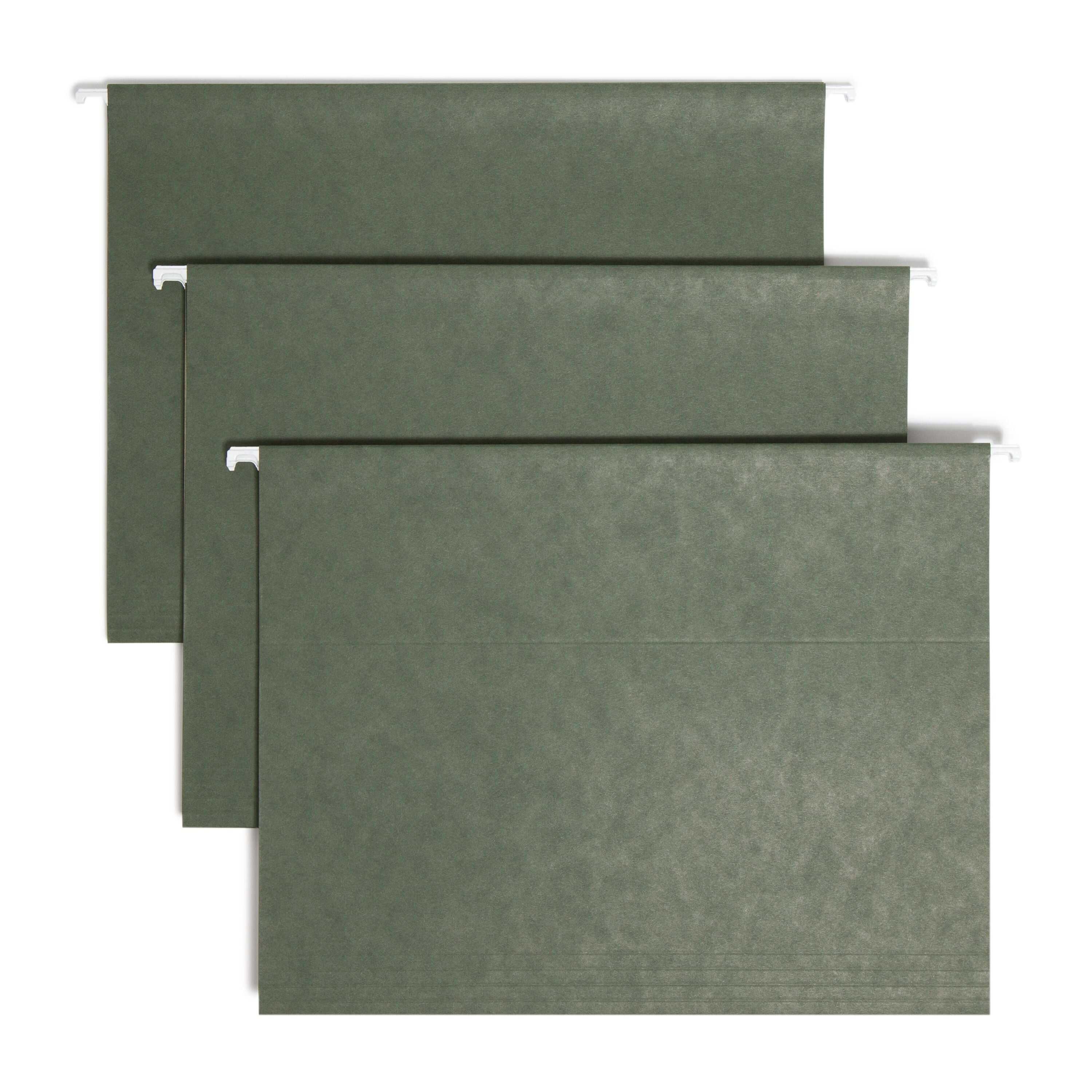 Smead Hanging Folders 1/3-Cut Tabs Standard Green 25/BX Letter (64035)