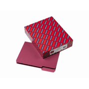 Smead Interior File Folder, 1/3-Cut Tab, Letter Size, Maroon, 100 per Box (10275)