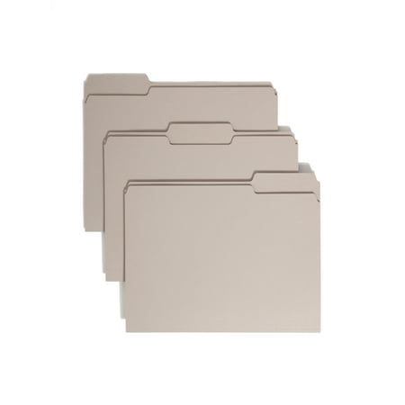 Smead Letter 1/3 Cut Top Tab File Folders, Assorted Colors, 100 Count