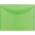thumbnail image 1 of Smead Letter File Wallet - 8 1/2" x 11" - Polypropylene - Green - 10 / Box, 1 of 4