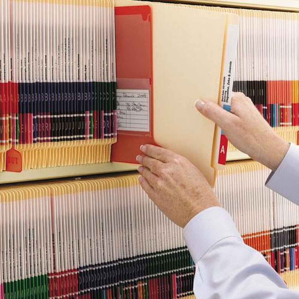 Smead Manila End Tab Fastener Folders with Reinforced Tabs, 14pt Stock, 2 Fasteners, Letter