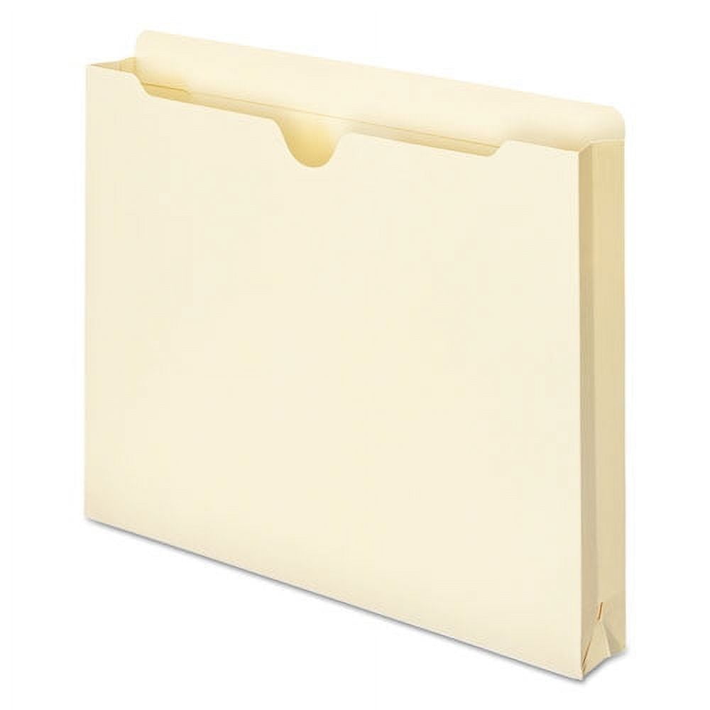 Smead Manila File Jackets, 2Ply Straight Tab, Letter Size, Manila, 50
