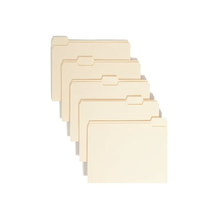 Smead Manila Folders 1/5-Cut Tab 100/BX Letter (10350)