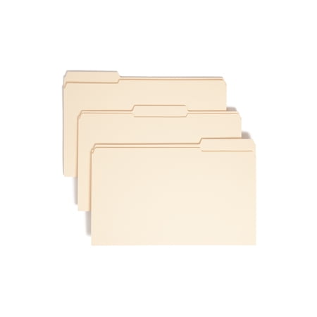 Smead Manila Folders with Reinforced Tab 100/BX Legal (15334)