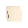 thumbnail image 1 of Smead® Manila Reinforced Tab Fastener Folders With Two Fasteners, Straight Cut, Letter Size, Pack Of 50, 1 of 9