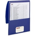 thumbnail image 1 of Smead Manufacturing 87806 1 in. Capacity Organized Up Poly Stackit Folders, Letter, Dark Blue - 5 Per Pack, 1 of 1