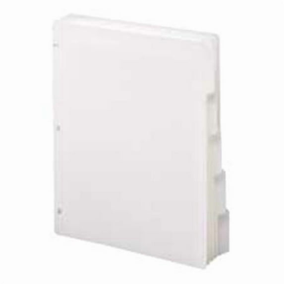 Smead Manufacturing Company Index Dividers - Assorted 1/5 Cut Tabs - 11in. x 8.5in. - White