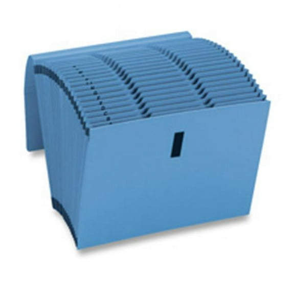 Smead Manufacturing Company SMD70742 Files W-Flap- Watershed-Cutless- 12in.x10in.- 21 Pkt- Blue