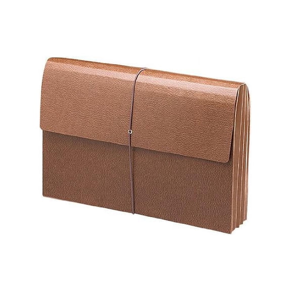 Smead, SMD71356, Expanding Wallet with Flap and Elastic Cord Closure, 1 Each, Redrope