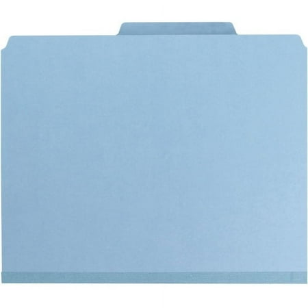 Smead Pocket Divider PressBoard Classification Folders Letter - 8 1/2" x 11" Sheet Size - 2" Expansion - 2 Fastener(s) - 2" Fastener Capacity for Folder - 2 Pocket(s) - 2/5 Tab Cut - Right of Center T