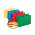 thumbnail image 1 of Smead Poly Drop Front File Pockets, 3.5" Expansion, Legal Size, Assorted Colors, 4/Box (73550), 1 of 3