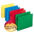 Smead Heavyweight Colored Poly File Pockets, 3.5